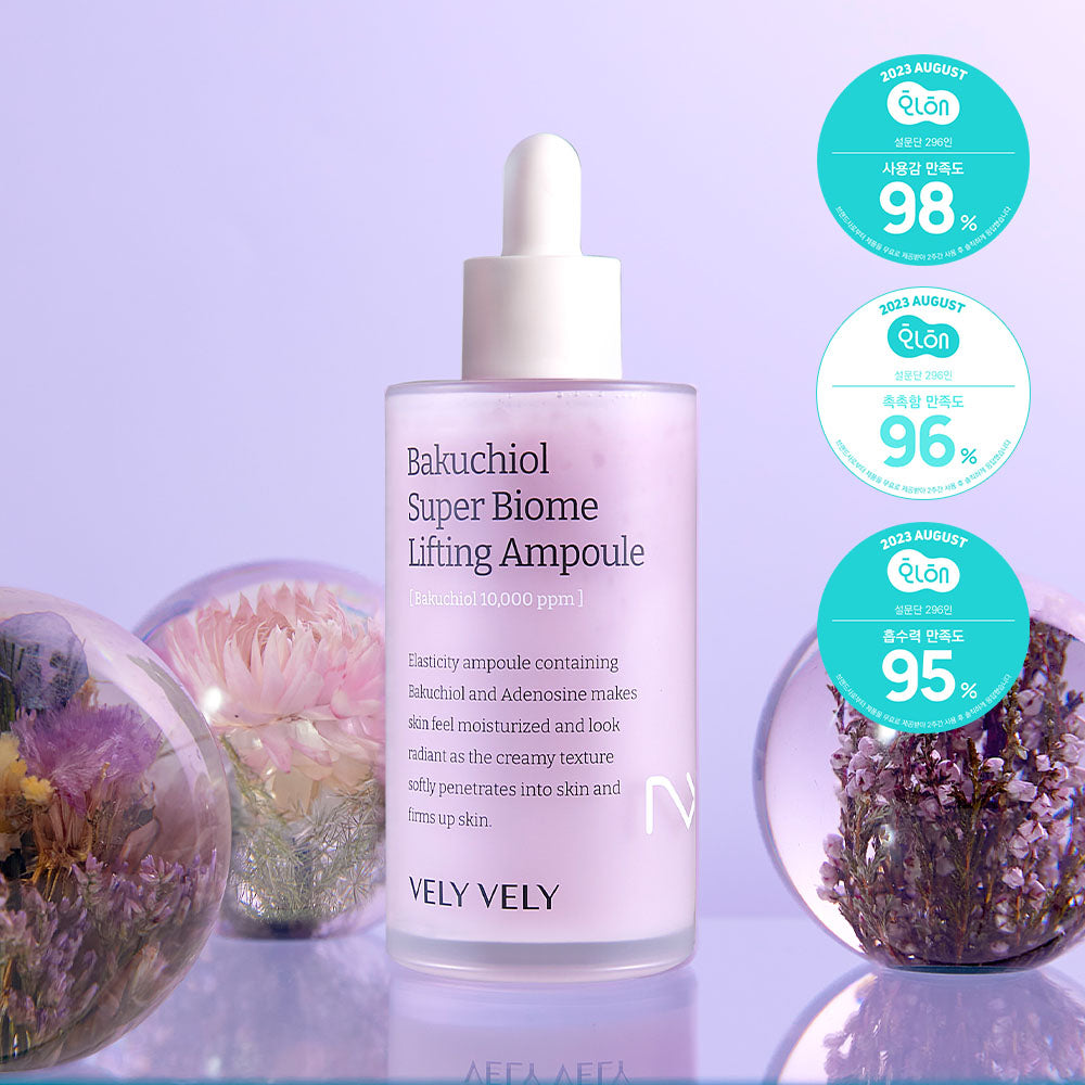 VELYVELY Bakuchiol Super Biome Lifting Ampoule 100ml Korean Skincare NZ