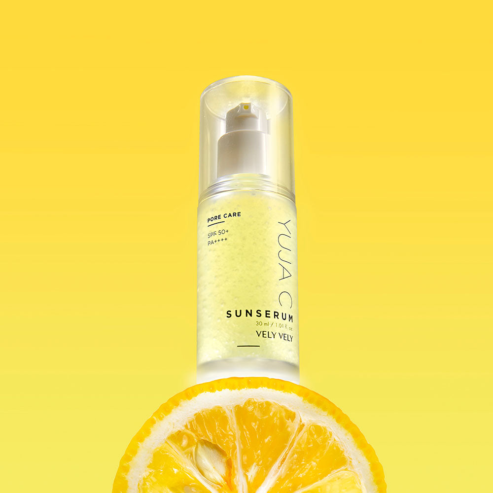 Korean skincare sun serum for radiant skin
