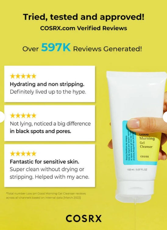 COSRX Low pH Good Morning Gel Cleanser 150ml