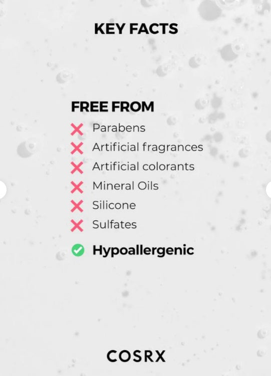 K-beauty daily face cleanser NZ COSRX