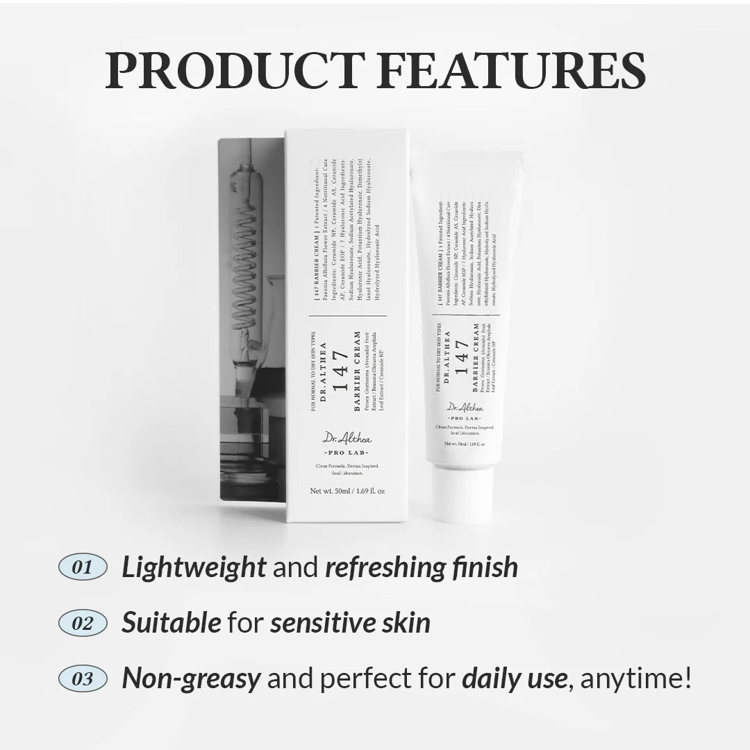 Kbeauty barrier cream for sensitive skin NZ