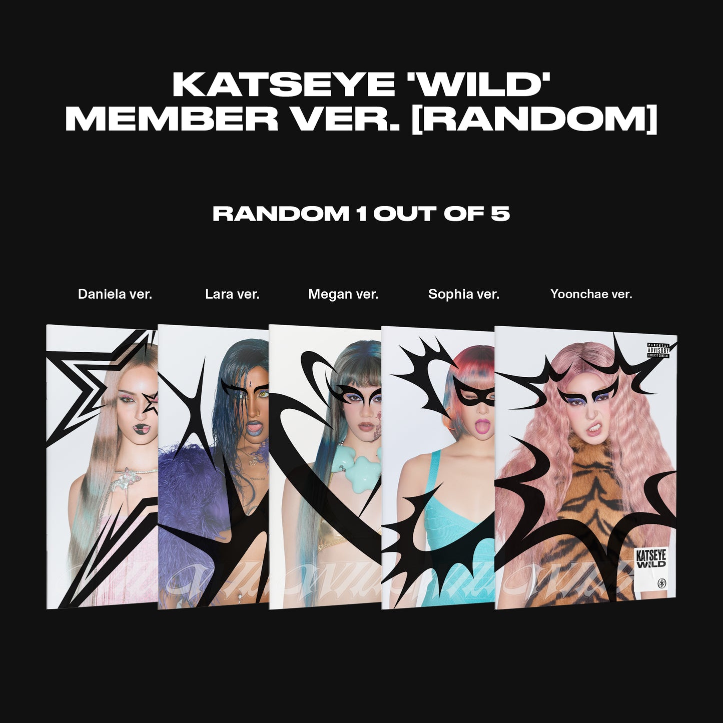 KATSEYE - WILD Member Version (Random) Official Album Pre-order