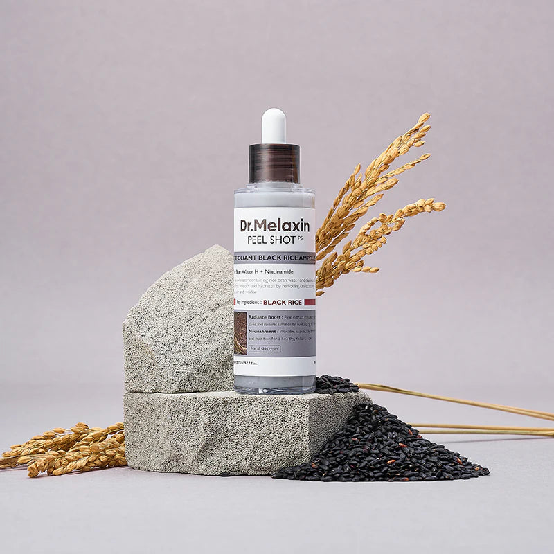 Brightening ampoule with black rice extract