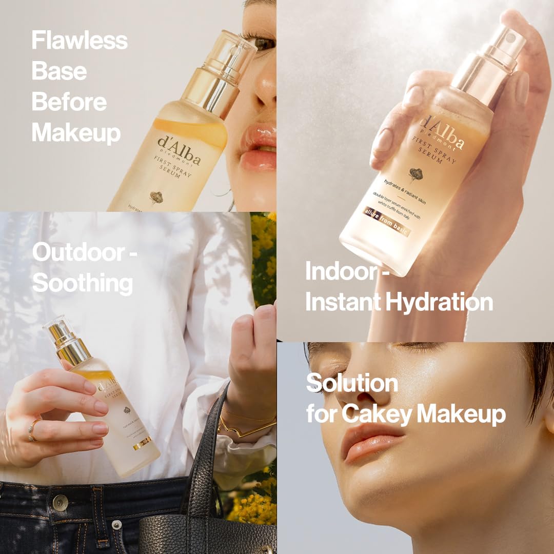 d’Alba White Truffle First Spray Serum 50ml hydrating mist for glass skin