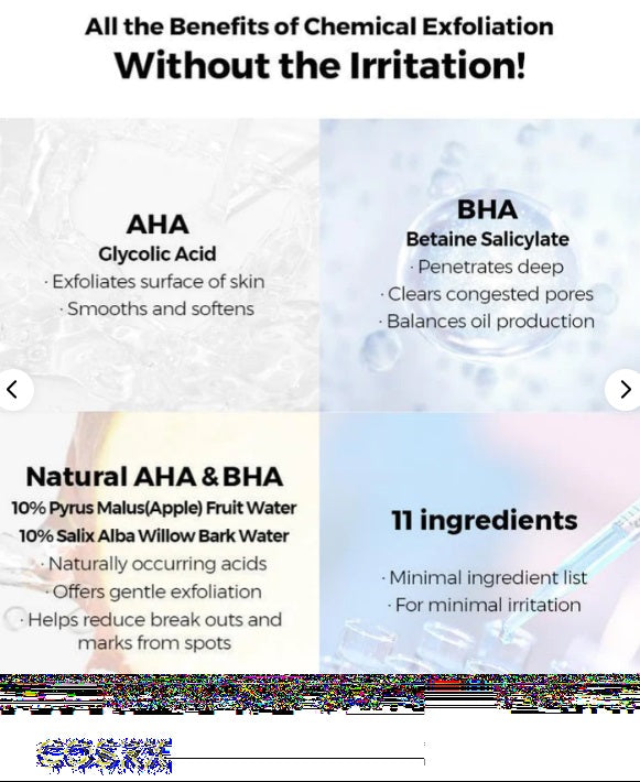 K-beauty toner with AHA BHA New Zealand