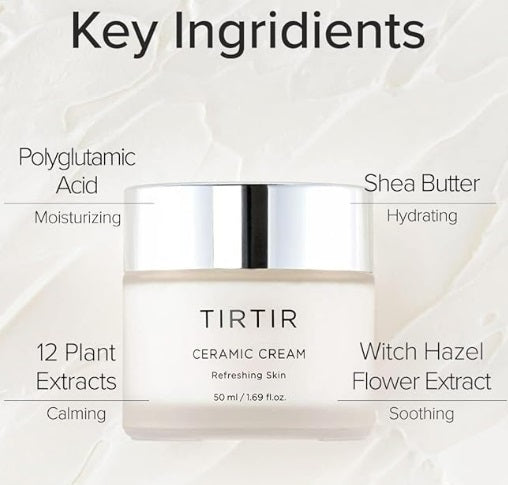 TIRTIR Ceramic Cream 50ml Korean Skincare NZ