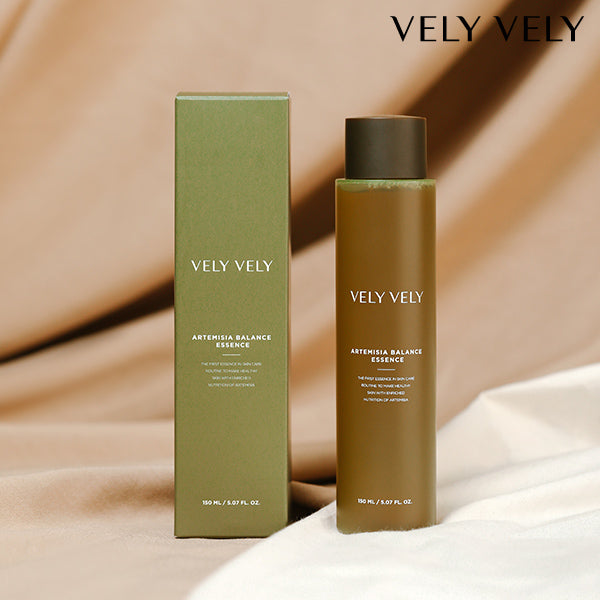 VELYVELY Artemis Balance Essence 150ml with packaging, Korean skincare product for hydrating and balancing the skin.
