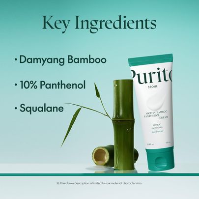Kbeauty soothing cream with bamboo panthenol NZ