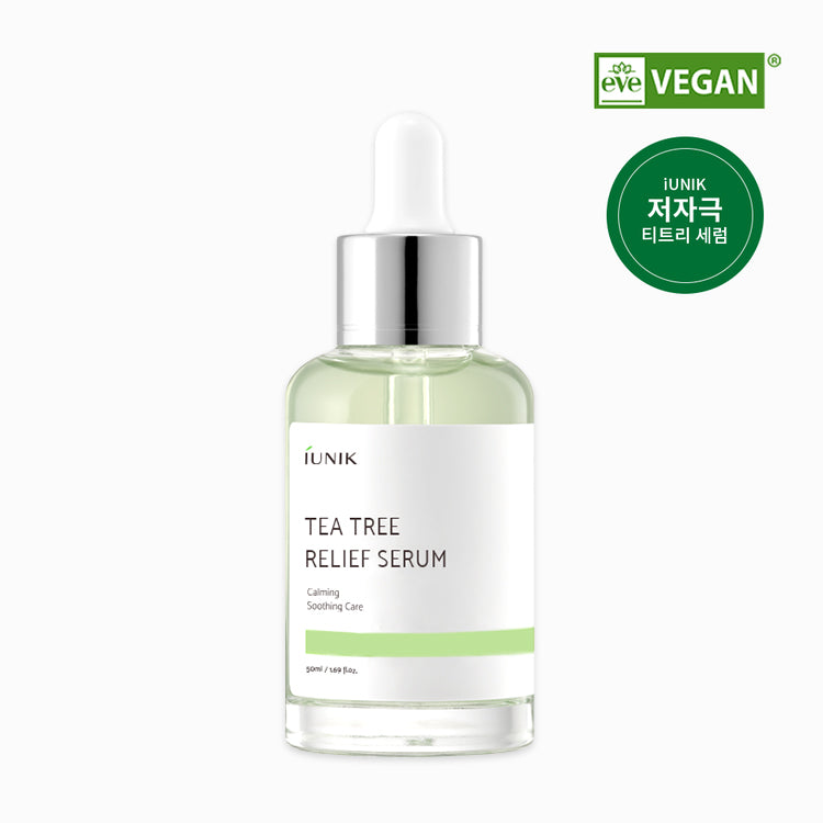 IUNIK Tea Tree Relief Serum 50ml bottle