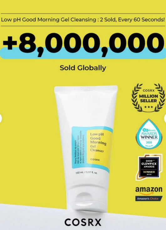 COSRX Low pH Good Morning Gel Cleanser 150ml NZ | Hive K-Beauty