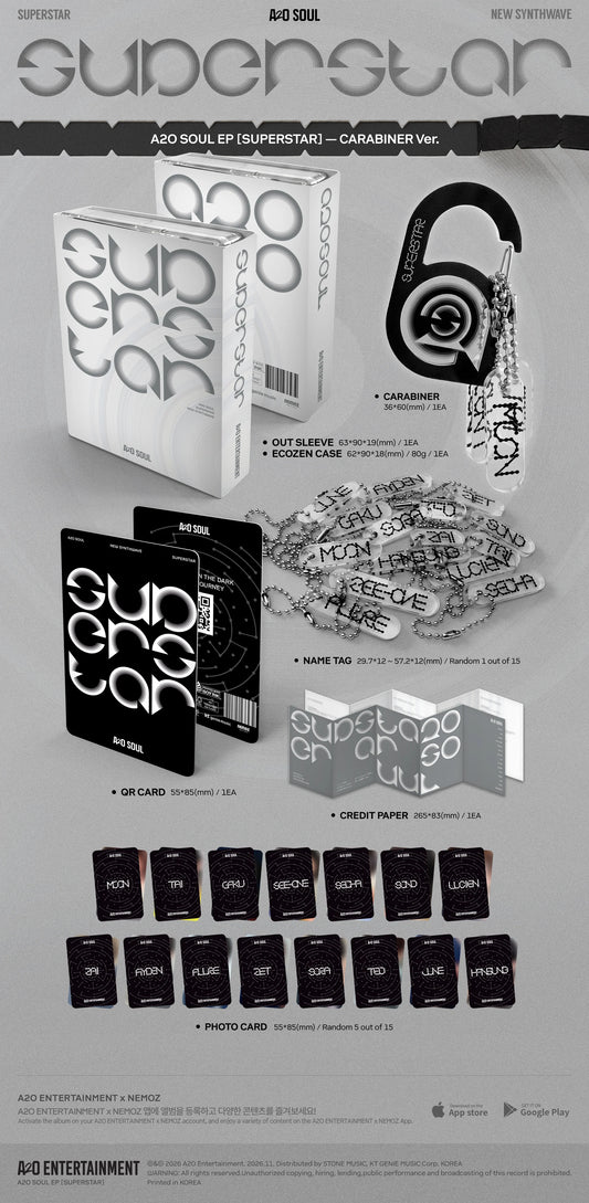 A2O SOUL SUPERSTAR CARABINER Ver. | K-pop Album NZ
