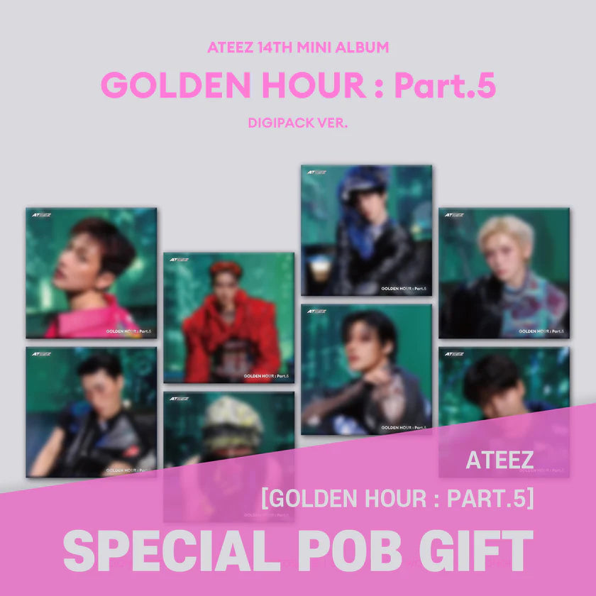 ATEEZ GOLDEN HOUR Part.5 Digipack Ver. + POB NZ
