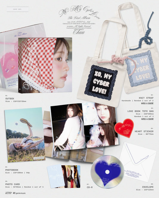 CHUU XO, My Cyberlove Love Ver. | K-pop Album NZ