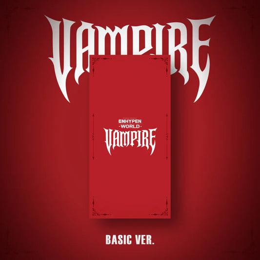 ENHYPEN World Coupon Card Collection Vampire Basic Ver. front cover