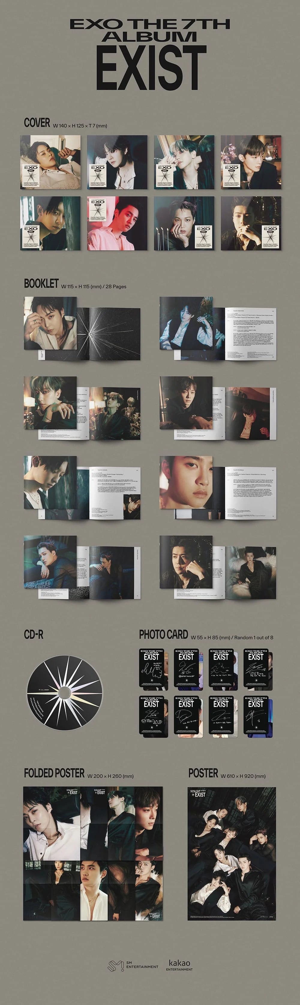 EXO EXIST Digipack Version Album | K-pop Album NZ