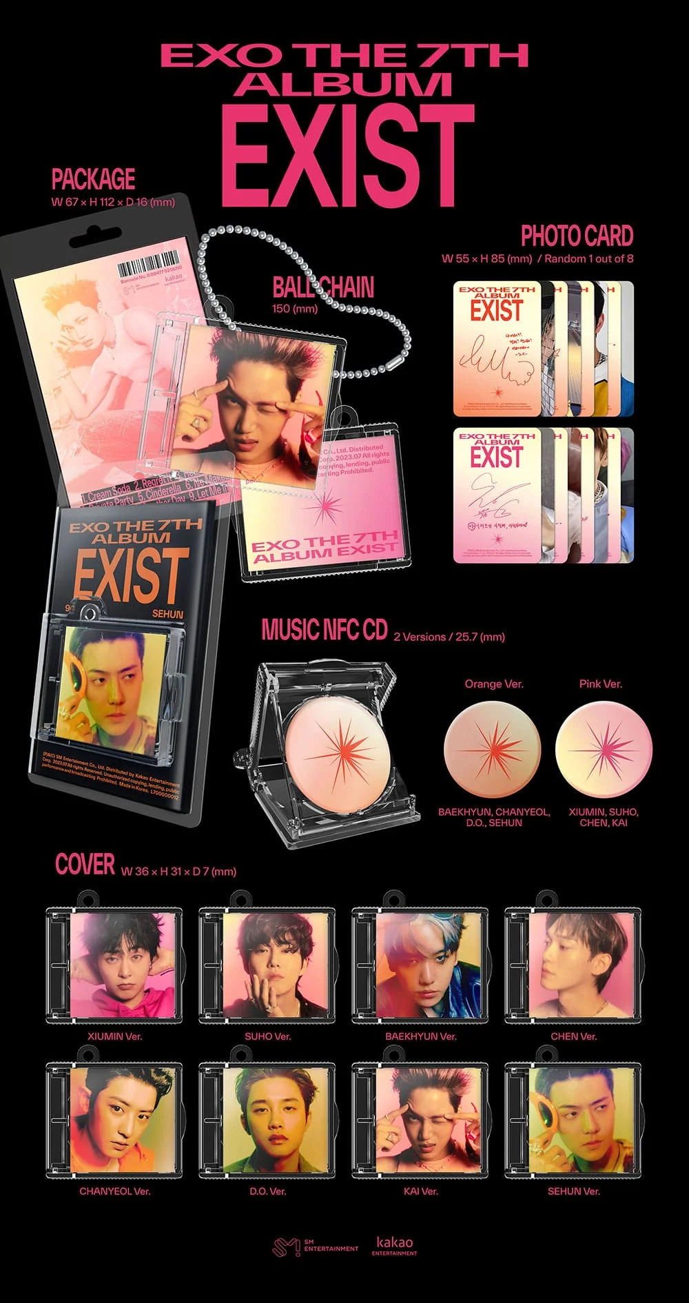 EXO EXIST SMini Smart Album | K-pop Album NZ