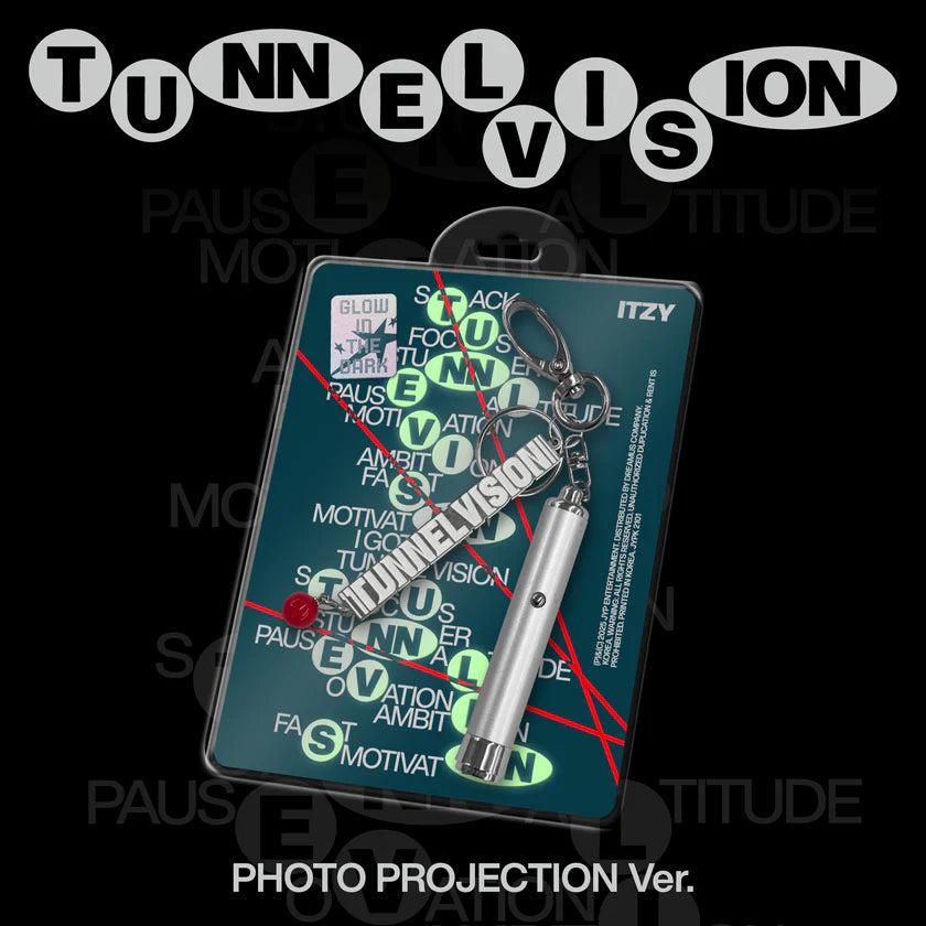 ITZY Album TUNNEL VISION A + B Ver. Full Set Photobook + Pre Order Benefits