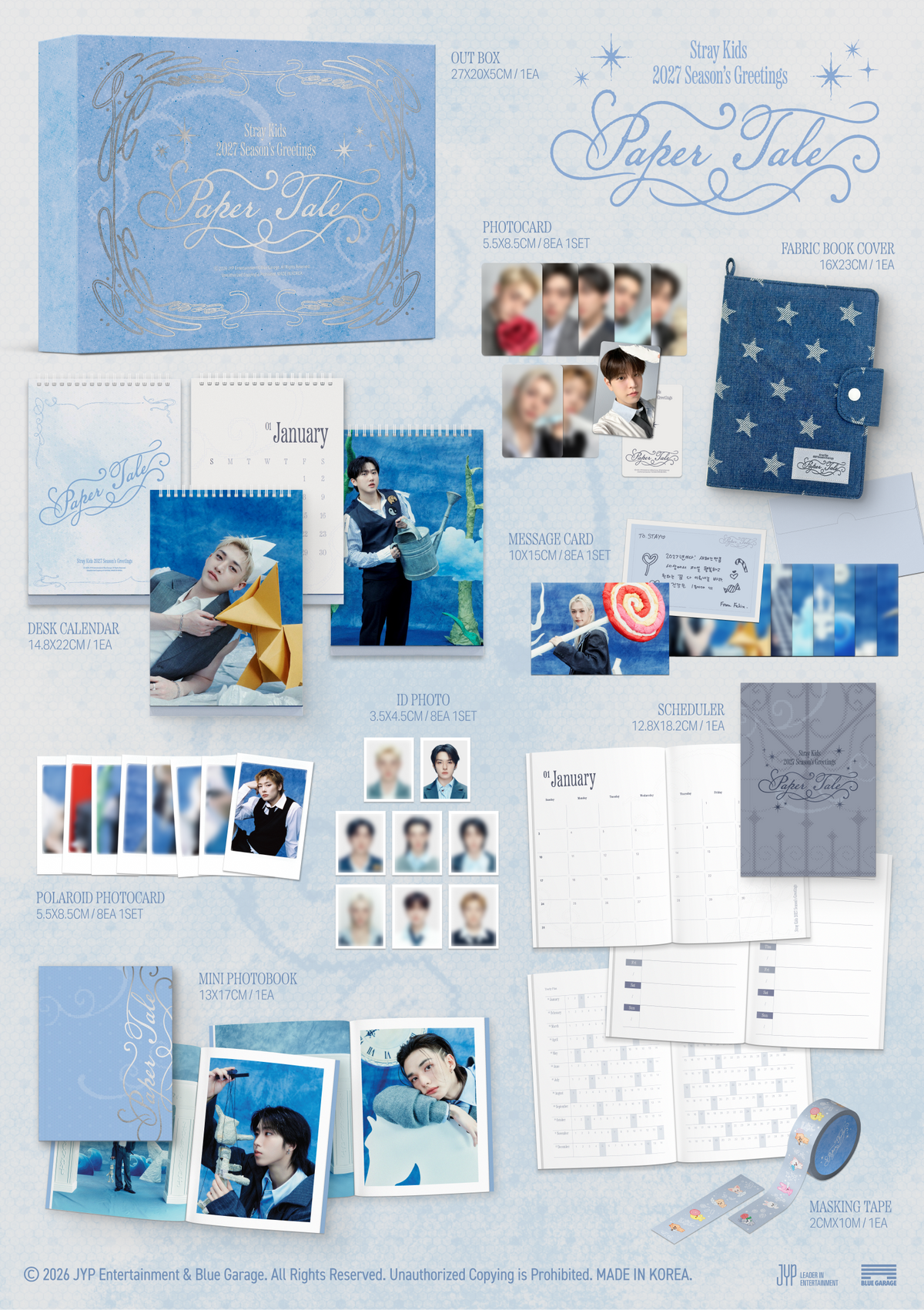 Stray Kids 2027 Season's Greetings Paper Tale | K-pop NZ