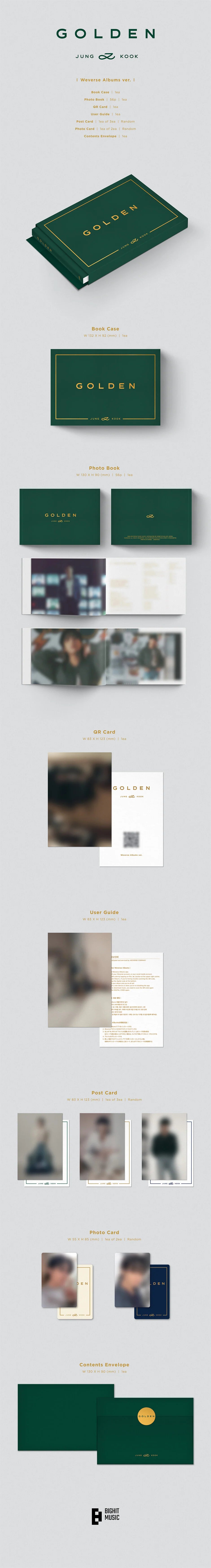 JUNGKOOK GOLDEN Weverse Albums Ver. | K-pop NZ