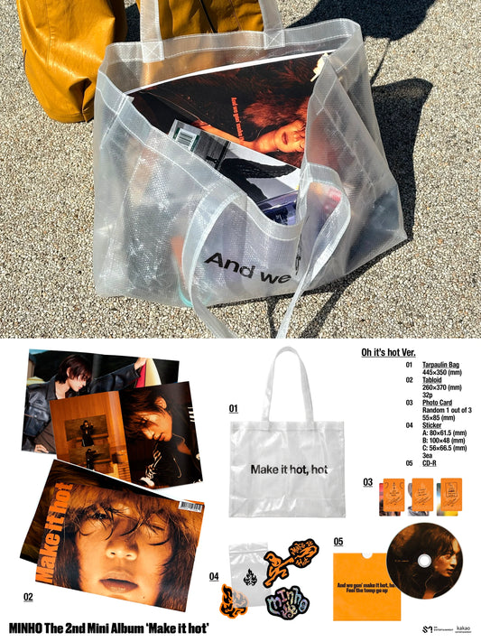 MINHO Make it hot 2nd Mini Album Oh it's hot Ver. | K-pop Album NZ