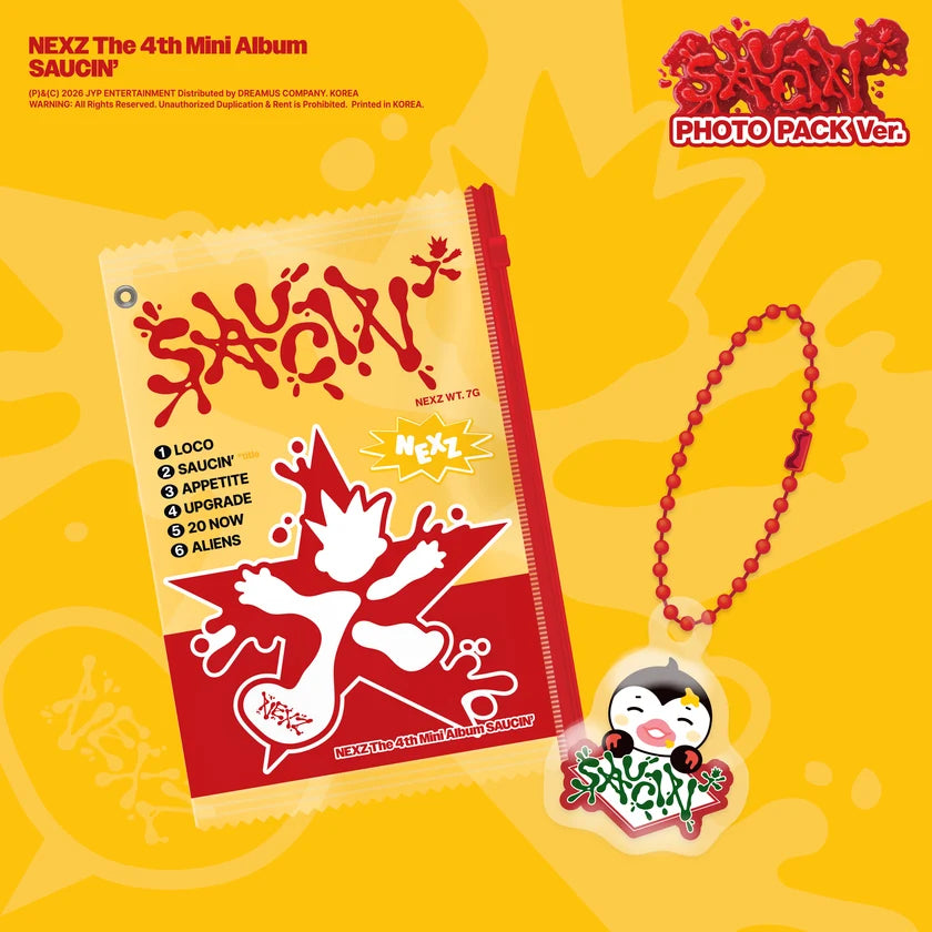 NEXZ The 4th Mini Album SAUCIN PHOTO PACK Ver. K-pop album