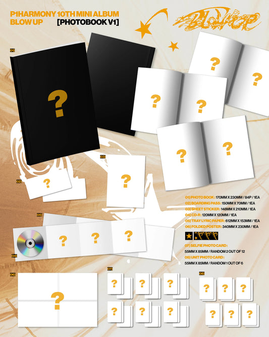 P1Harmony BLOW UP Photobook Ver. | K-pop Album NZ