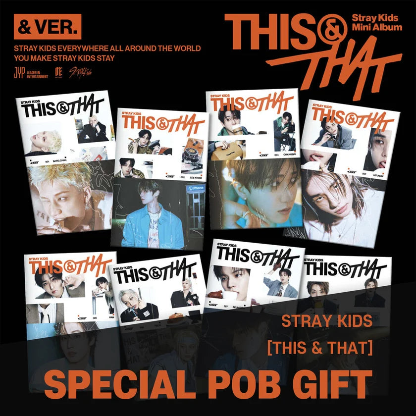 Stray Kids THIS & THAT & Ver. with Pre-order Benefit (POB) Official K-pop Album NZ