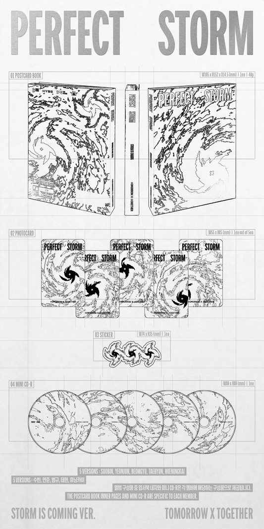 TXT PERFECT STORM STORM IS COMING Ver. album NZ