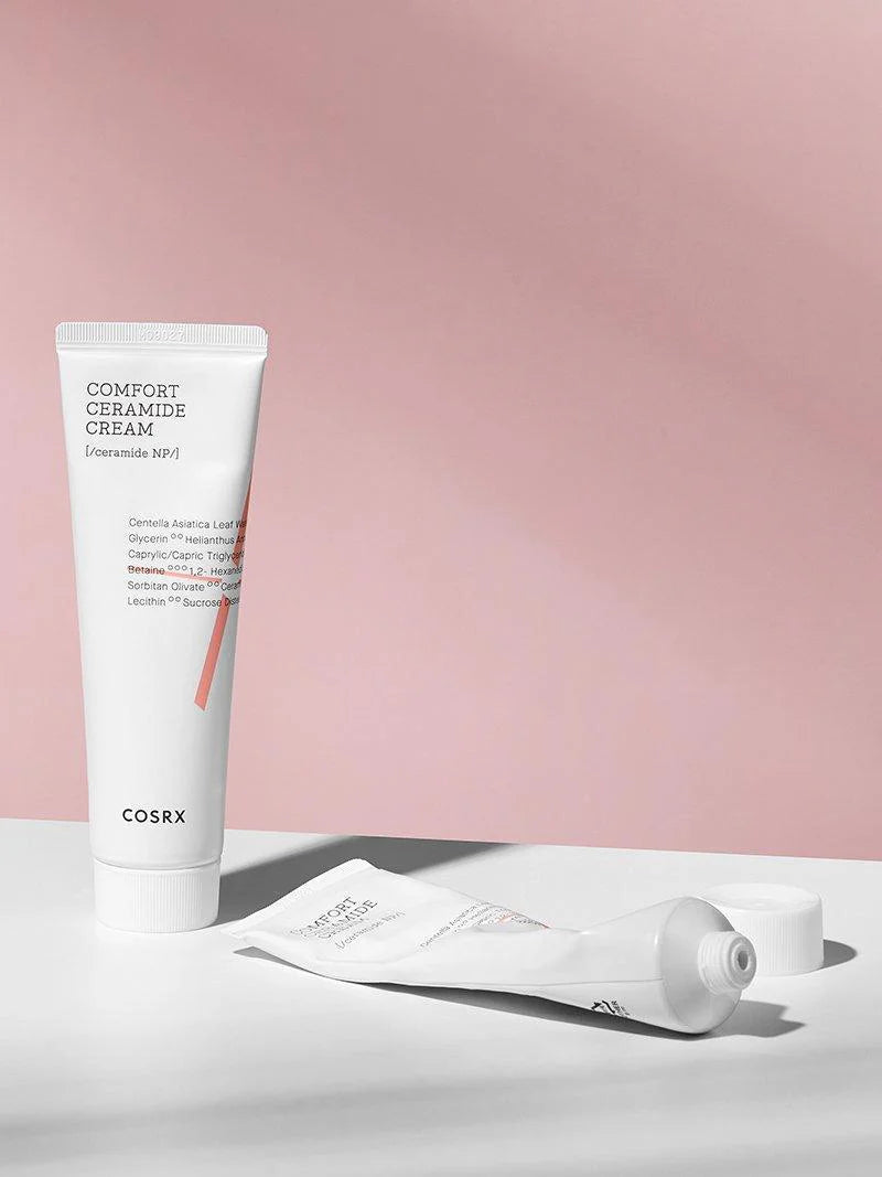 Hydrating facial cream with ceramides