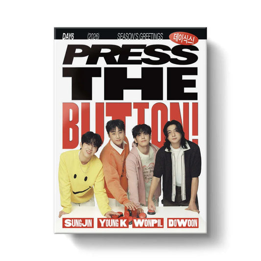 DAY6 2026 Season's Greetings Press the Button calendars and diaries NZ