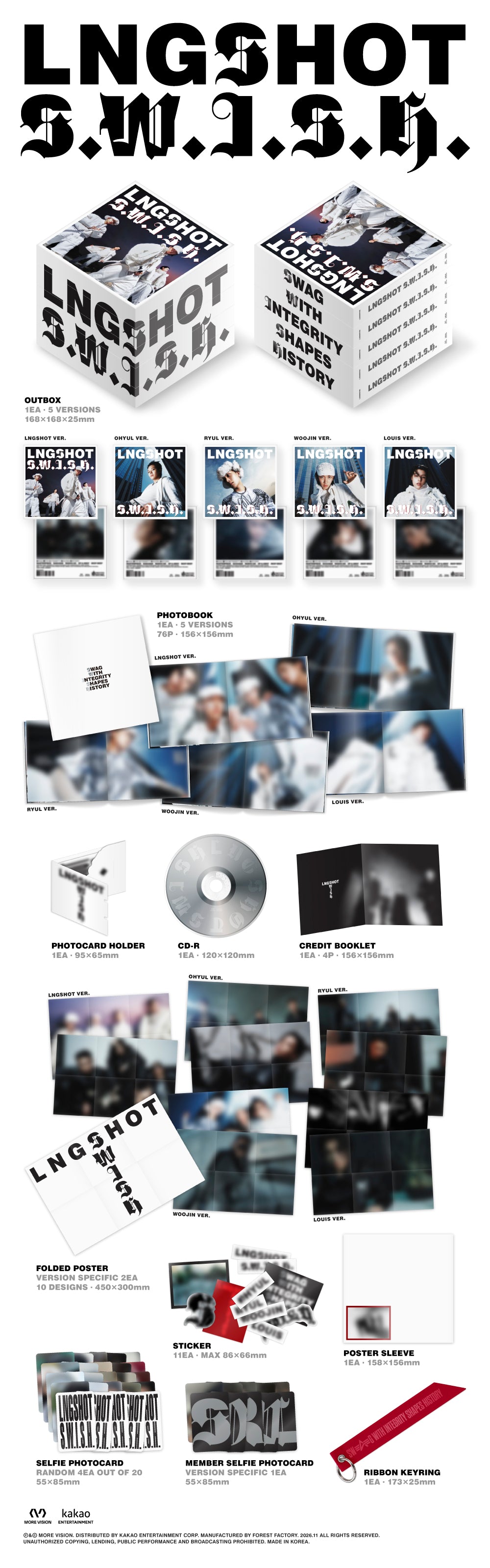 LNGSHOT S.W.I.S.H. Standard Ver. | K-pop NZ