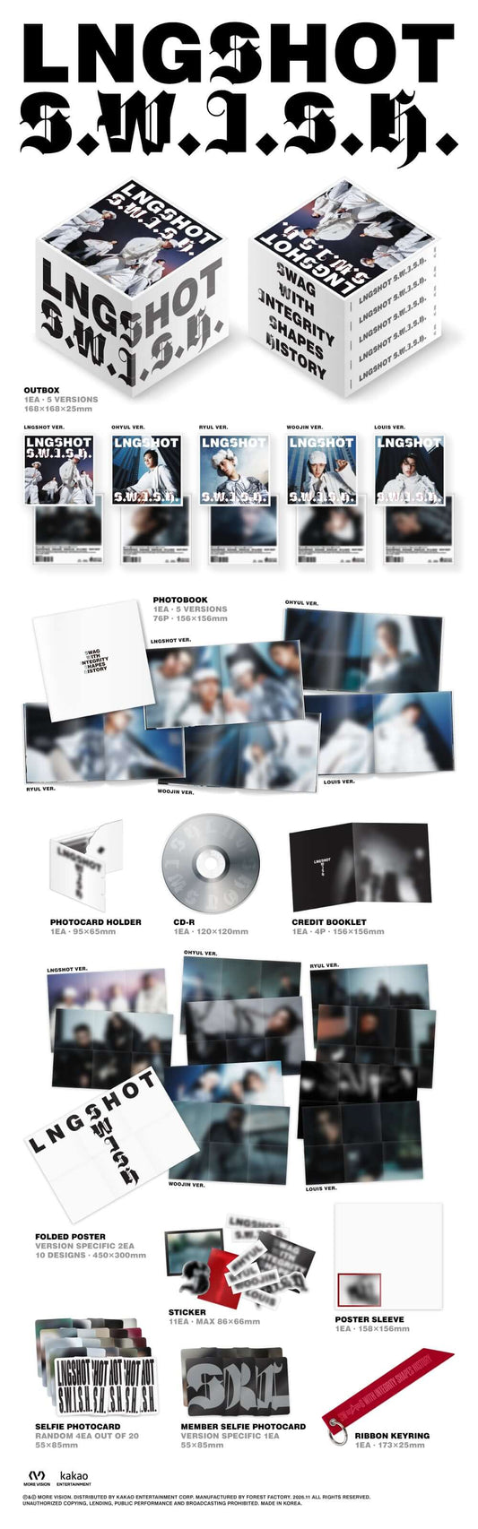 LNGSHOT S.W.I.S.H. Standard Ver. | K-pop NZ