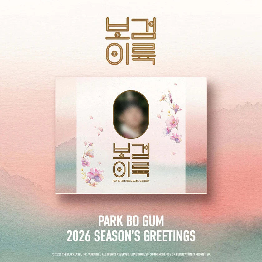 Get the PARK BO GUM 2026 Season’s Greetings in New Zealand