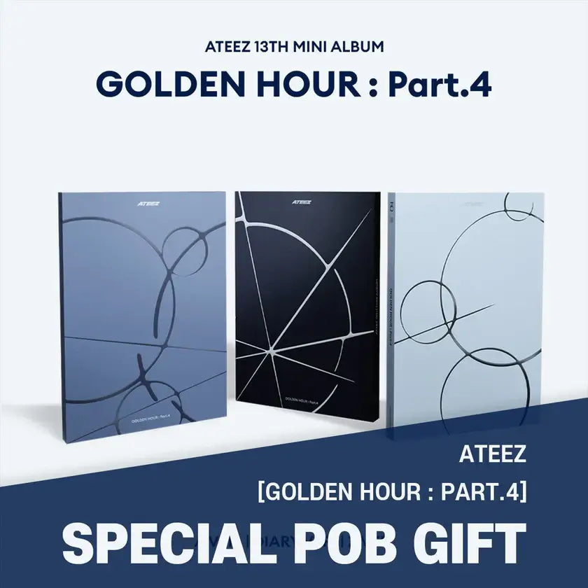 Pre-order ATEEZ GOLDEN HOUR : Part.4 + POB (Random Ver.) in NZ