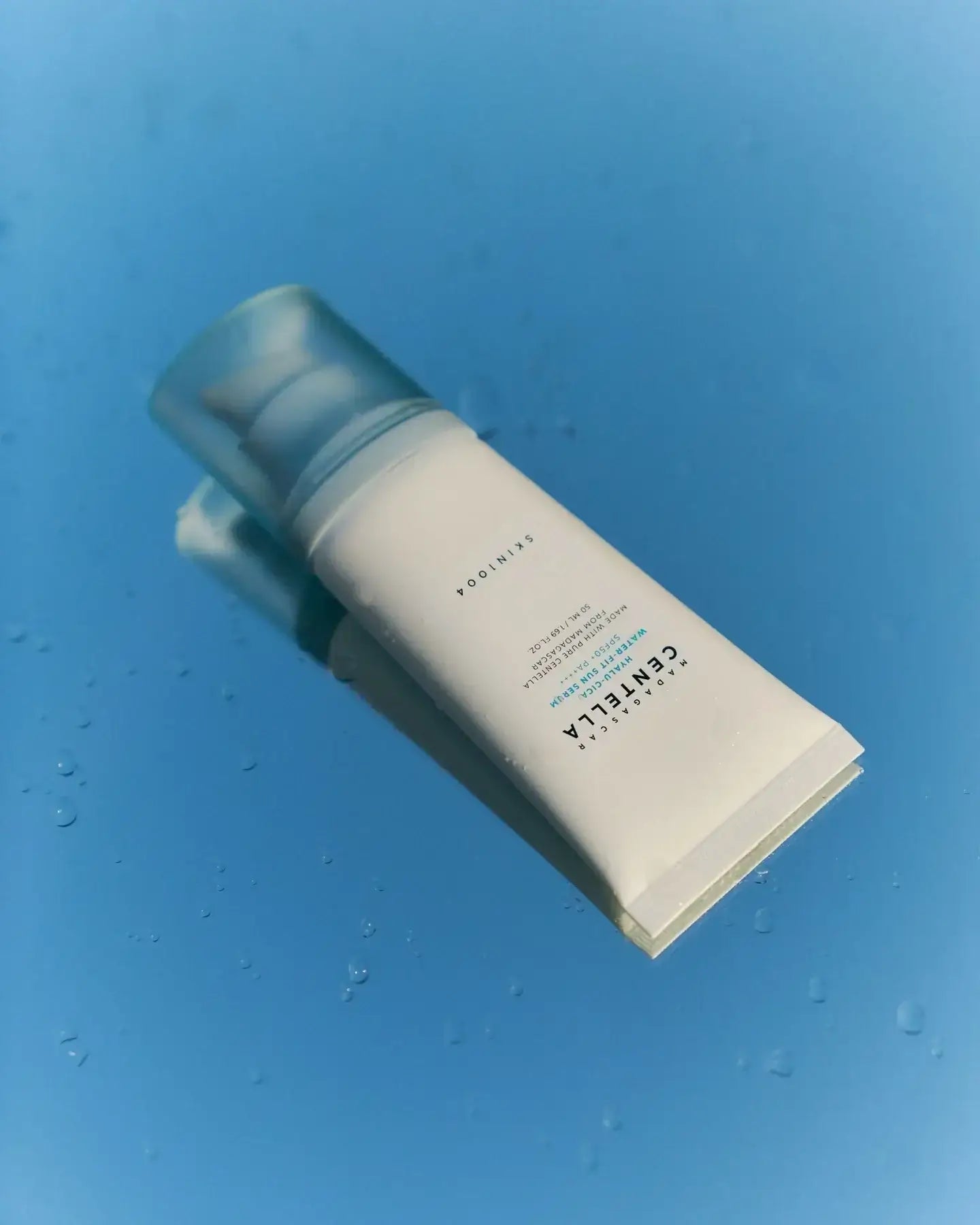 Lightweight SPF50+ serum for sensitive, hydrated skin NZ