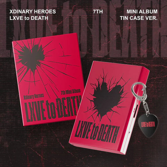 Xdinary Heroes 7th Mini Album LXVE to DEATH Tin Case Version K-pop Album Preorder NZ