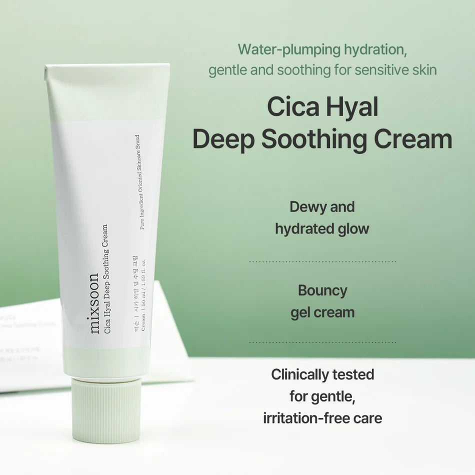 [Mixsoon] CICA HYAL DEEP SOOTHING CREAM 50ML