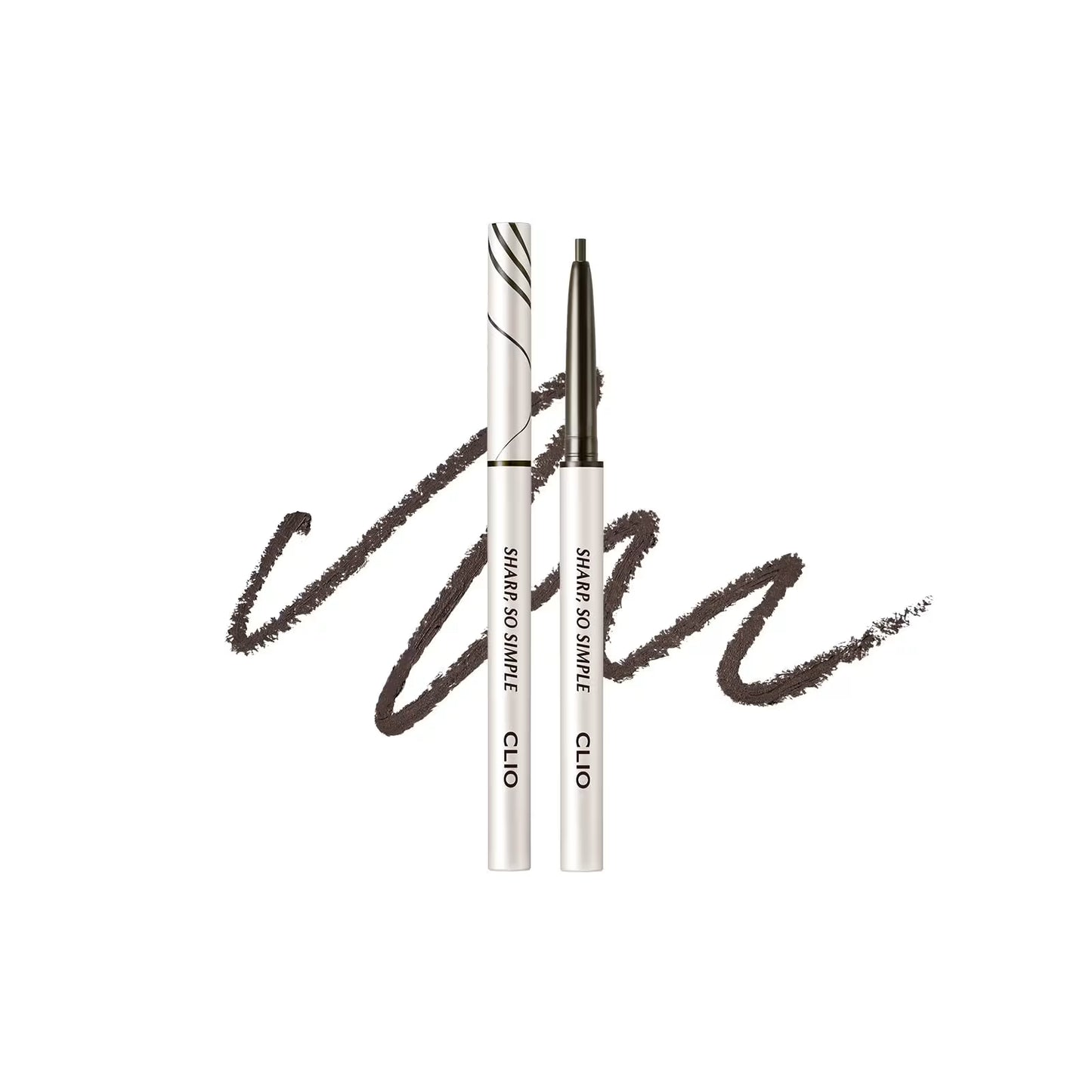 CLIO] SHARP SO SIMPLE WATERPROOF PENCIL LINER 003 BLACK BROWN 0.14G