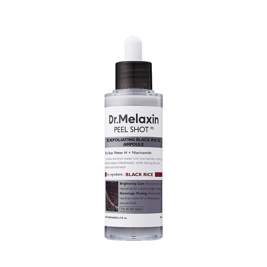 Dr. Melaxin PEEL SHOT EXFOLIATING BLACK RICE AMPOULE 80ML
