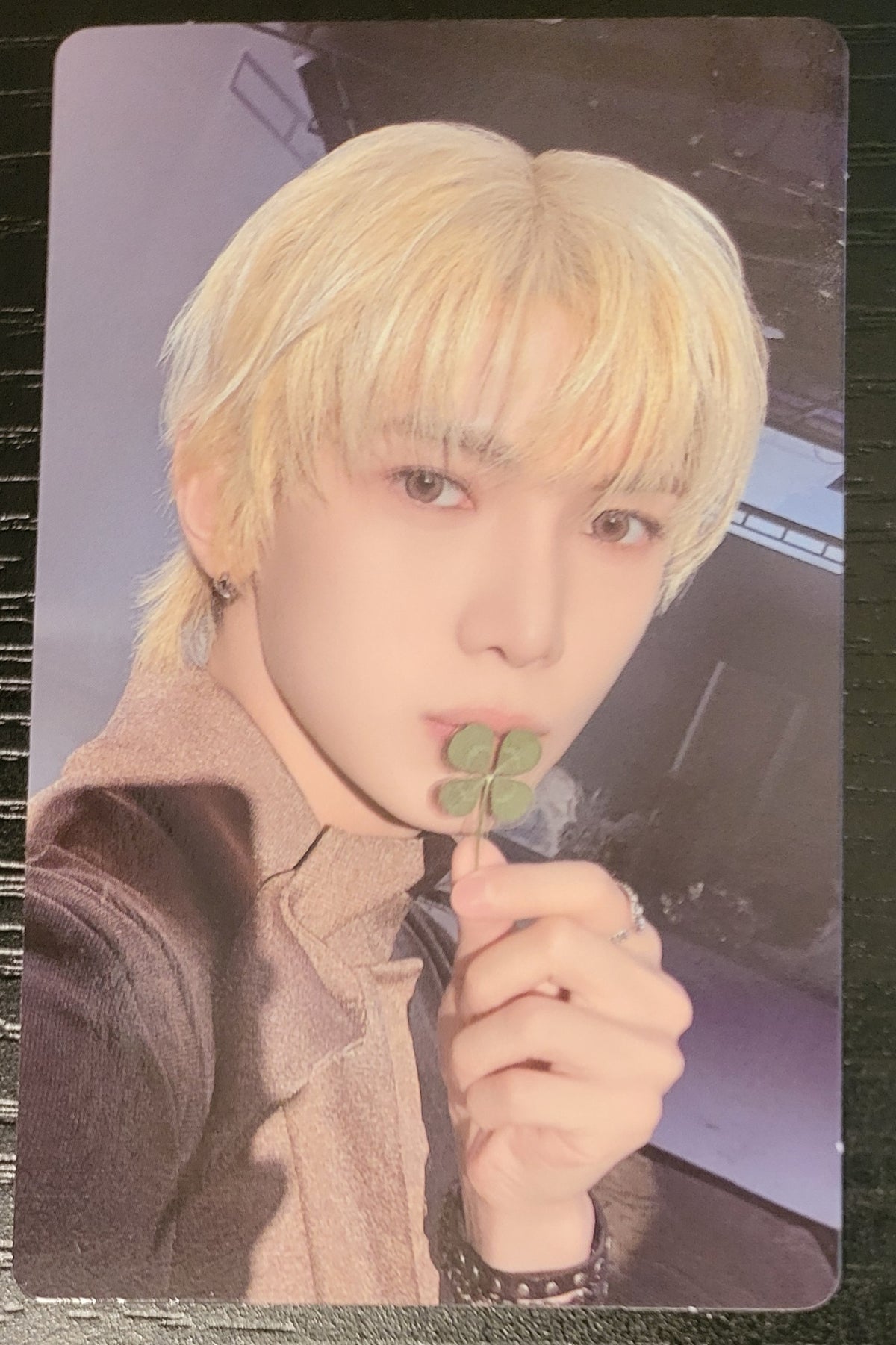 ATEEZ 8th Anniversary Photobook Blue Drift first-press distributor benefit photocard