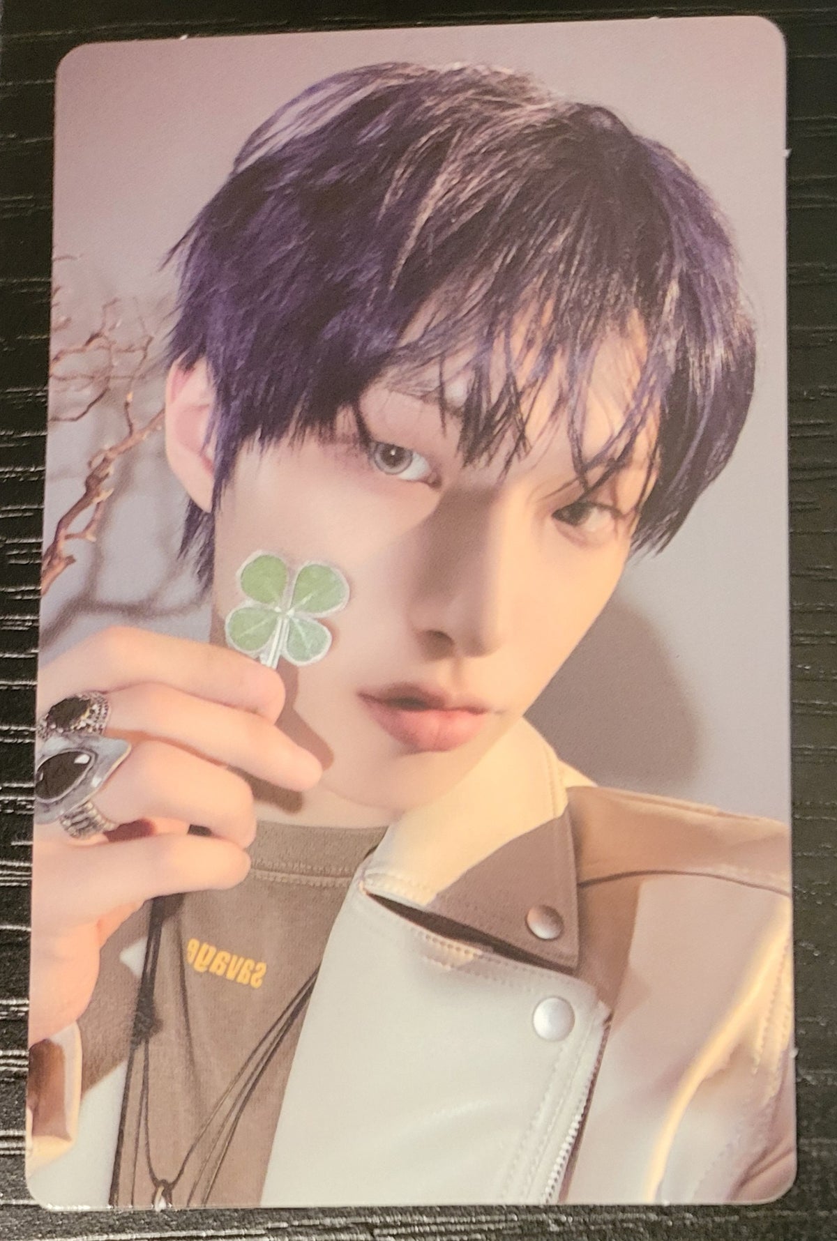 ATEEZ 8th Anniversary Photobook Blue Drift first-press distributor benefit photocard