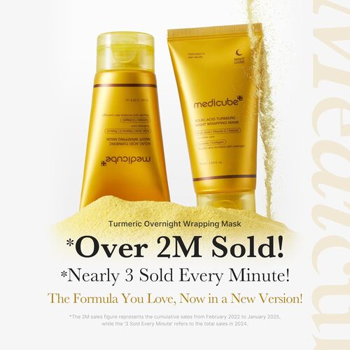 [Medicube] KOJIC ACID TURMERIC NIGHT WRAPPING MASK 75ML