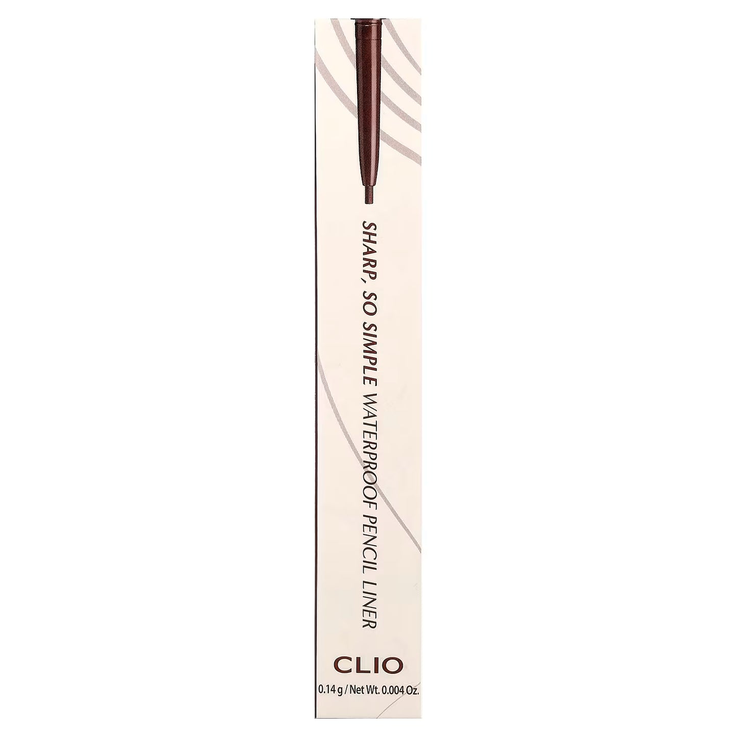 [CLIO] SHARP SO SIMPLE WATERPROOF PENCIL LINER 002 BROWN 0.14G