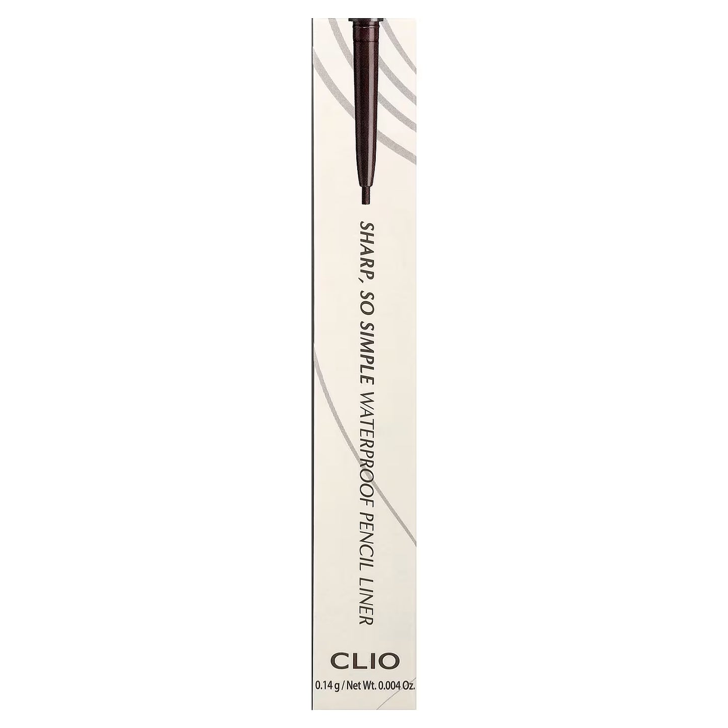 [CLIO] SHARP SO SIMPLE WATERPROOF PENCIL LINER 004 DARK BROWN 0.14G