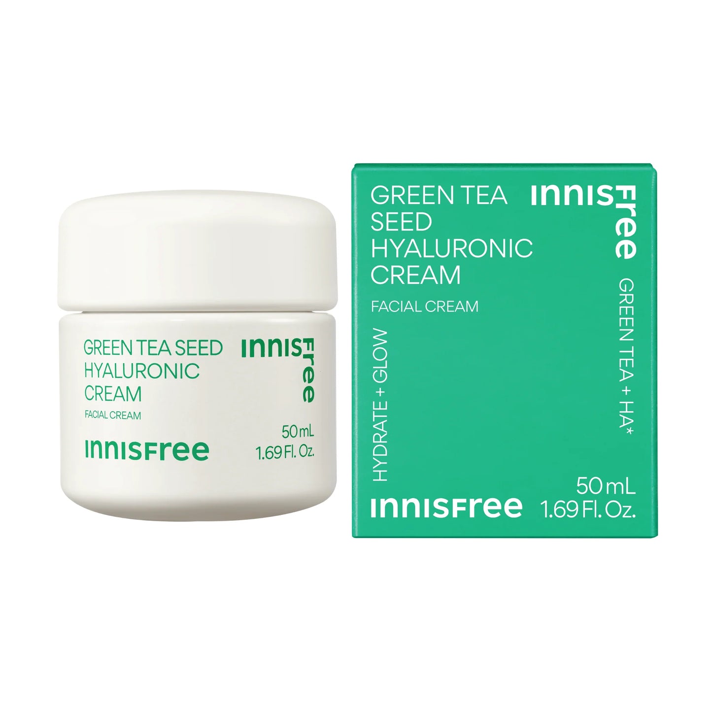 INNISFREE Green Tea Seed Hyaluronic Cream packaging NZ