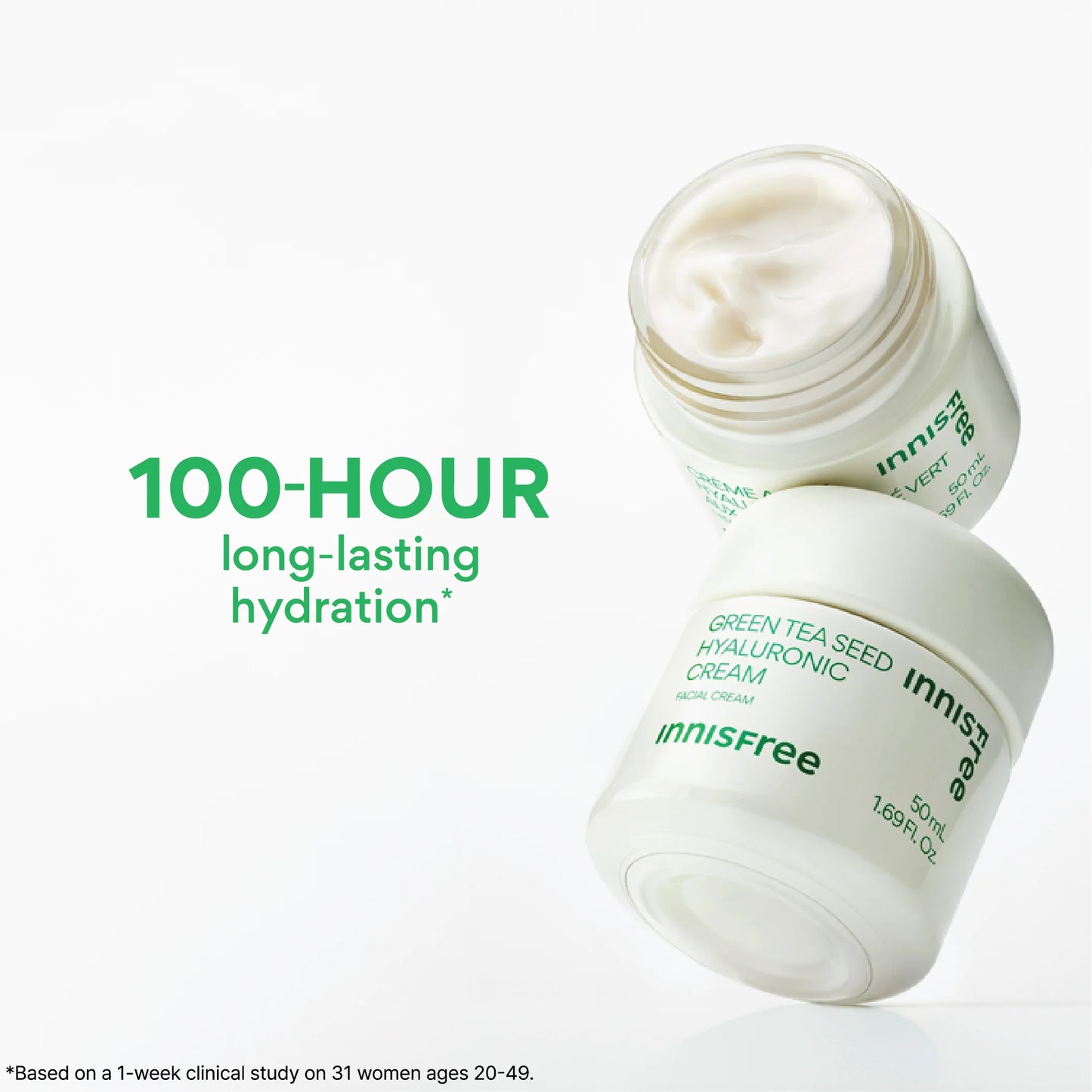INNISFREE Green Tea Seed Hyaluronic Cream 50ml jar