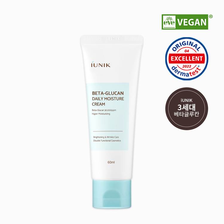 [IUNIK] Beta glucan daily moisture cream 60ml