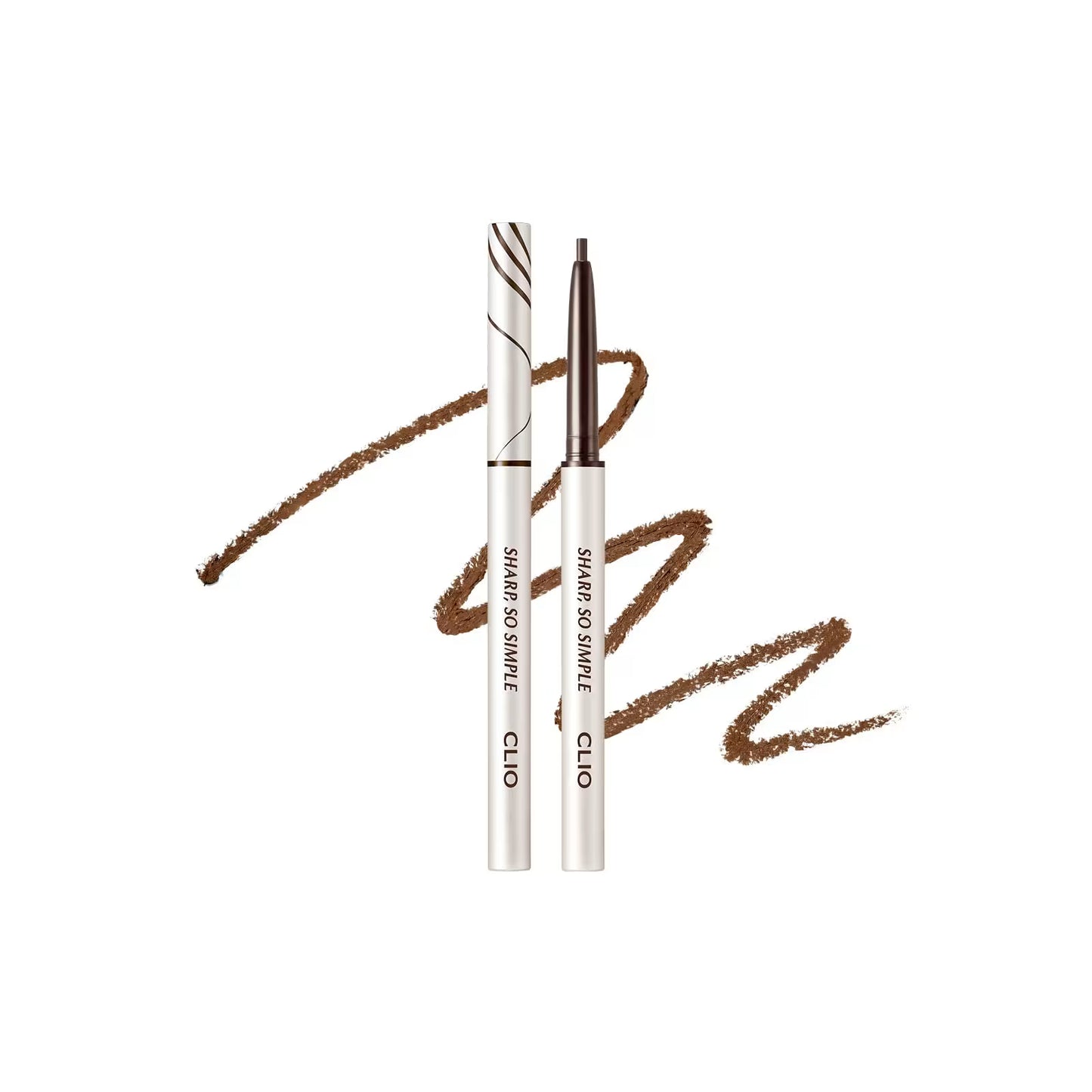 [CLIO] SHARP SO SIMPLE WATERPROOF PENCIL LINER 002 BROWN 0.14G