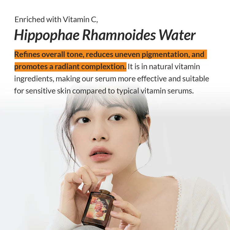 Korean skincare serum with high-concentration vitamin C