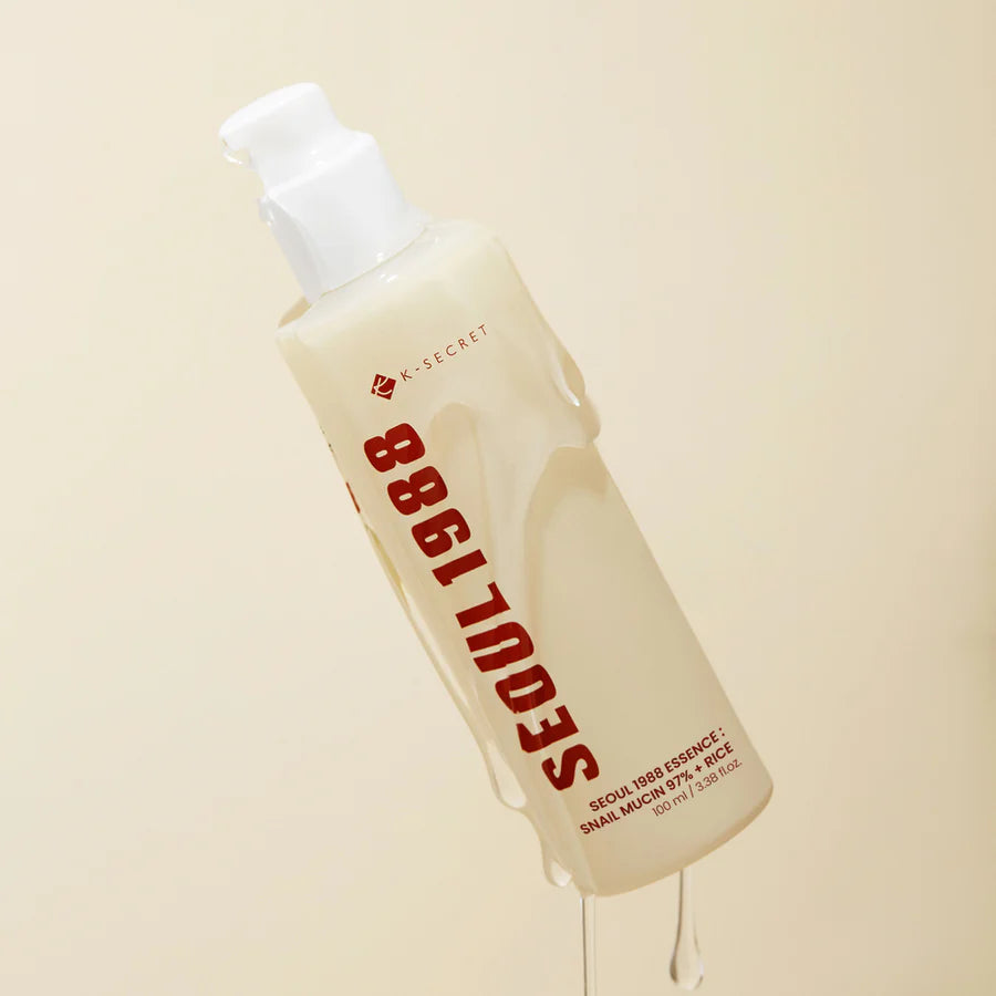 KSECRET Seoul 1988 Essence 100ml Snail Mucin Rice bottle